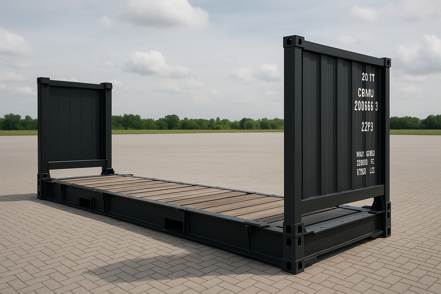 Conteneur Flat Rack 20 Pieds